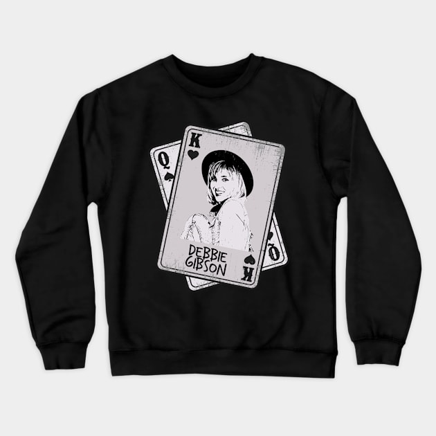 Retro Debbie Gibson Card Style Crewneck Sweatshirt by Slepet Anis